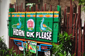 ಲಾರಿಗಳ ಹಿಂದೆ Horn Ok Please ಎಂದು ಬರೆಸುವುದು ಕಾಮನ್ ಆಗಿಬಿಟ್ಟಿದೆ.ಬರಹ ಏಕಿರುತ್ತೆ......?