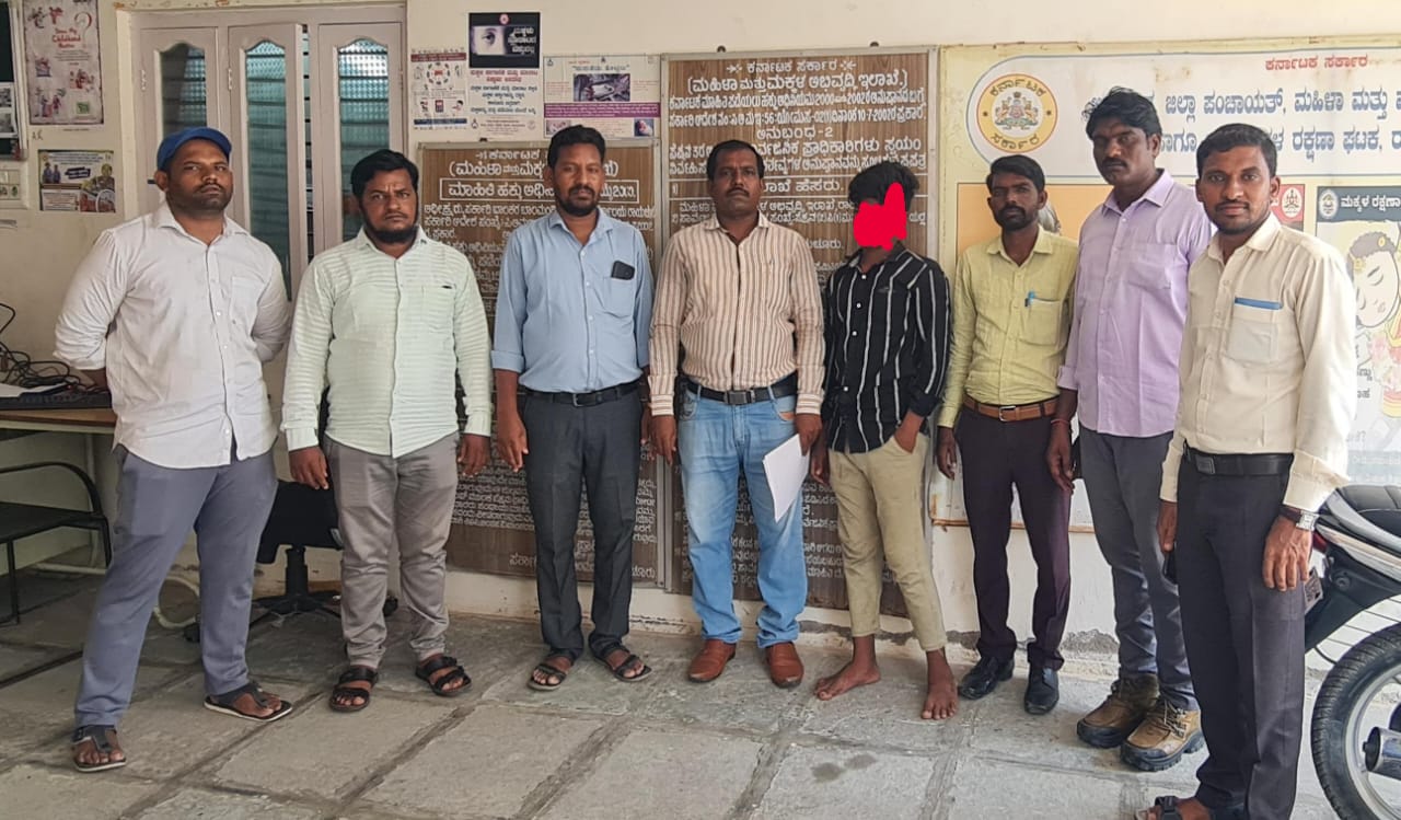 ಕಿಶೋರ ಕಾರ್ಮಿಕನ ರಕ್ಷಣೆ - ಪ್ರಕರಣ ದಾಖಲು