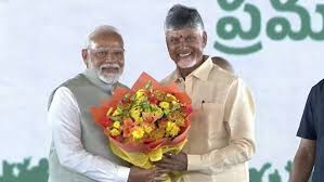 ಚಂದ್ರಬಾಬು ನಾಯ್ಡು ಆಂಧ್ರಪ್ರದೇಶದ ಮುಖ್ಯಮಂತ್ರಿಯಾಗಿ ಪ್ರಮಾಣ ವಚನ ಸ್ವೀಕರಿಸಿದ್ದಾರೆ.