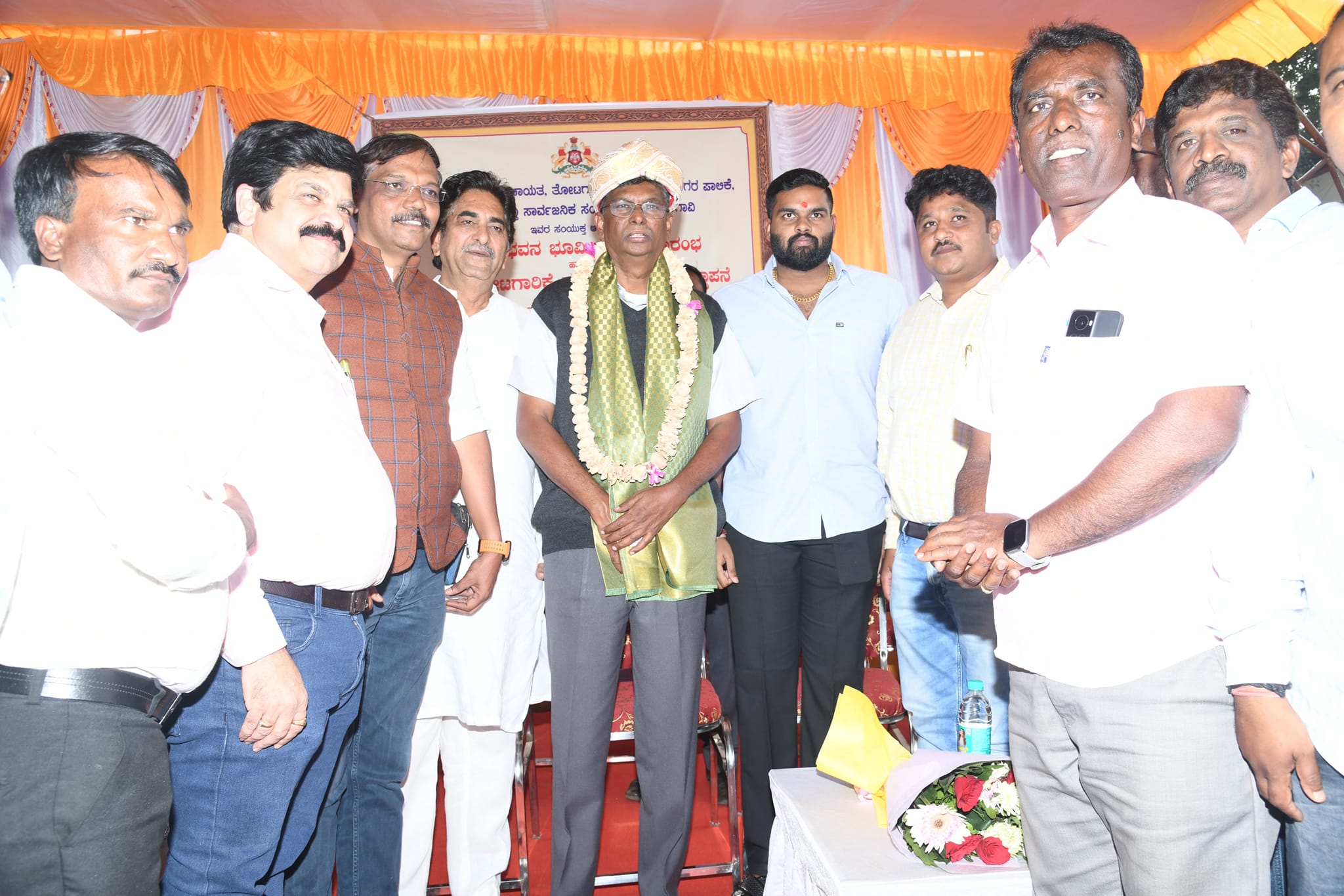 ಬೆಳಗಾವಿ ಪತ್ರಿಕಾ‌ ಭವನಕ್ಕೆ ಶಂಕುಸ್ಥಾಪನೆ....   ಸುಸಜ್ಜಿತ ಪತ್ರಿಕಾ ಭವನ ನಿರ್ಮಾಣ: ಸಚಿವ ಸತೀಶ್ ಜಾರಕಿಹೊಳಿ