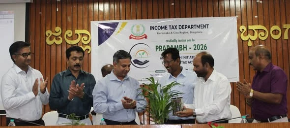 ಹೊಸ ಆದಾಯ ತೆರಿಗೆ ಕಾಯ್ದೆ-2025 ಜಾಗೃತಿ ಕಾರ್ಯಕ್ರಮದಲ್ಲಿ ಹೆಚ್ಚುವರಿ ಆದಾಯ ತೆರಿಗೆ ಅಧಿಕಾರಿ ರಾಮನಾಥನ್ ಹೇಳಿಕೆ ಸುಲಭ ತೆರಿಗೆ ವ್ಯವಸ್ಥೆಯಿಂದ ದೇಶದ ಪ್ರಗತಿ ಸಾಧ್ಯ