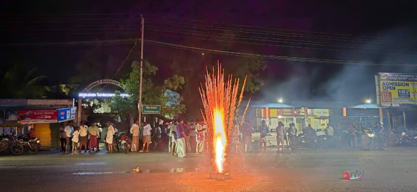 ಸತತವಾಗಿ ಮೂರನೇ ಬಾರಿಗೆ ಪ್ರಮಾಣ ವಚನ ಸ್ವೀಕಾರ ಮುಗಿಲು ಮುಟ್ಟಿದ ಸಂಭ್ರಮಾಚರಣೆ