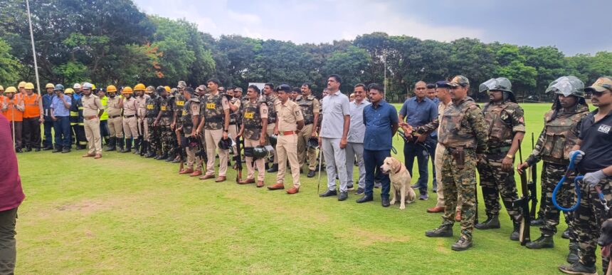 ಬಳ್ಳಾರಿ: ನಾಗರಿಕ ರಕ್ಷಣಾ ಕಾರ್ಯಚರಣೆಯ ಅಣುಕು ಪ್ರದರ್ಶನ