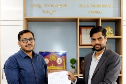 ಕೊಪ್ಪಳ ಜಿಲ್ಲಾ ಪಂಚಾಯತ ನೂತನ ಸಿಇಓ ಆಗಿ ವರ್ಣಿತ್ ನೇಗಿ ಅಧಿಕಾರ ಸ್ವೀಕಾರ