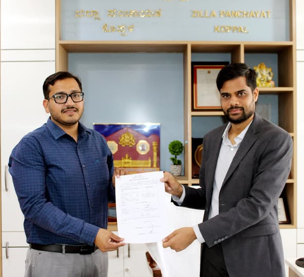 ಕೊಪ್ಪಳ ಜಿಲ್ಲಾ ಪಂಚಾಯತ ನೂತನ ಸಿಇಓ ಆಗಿ ವರ್ಣಿತ್ ನೇಗಿ ಅಧಿಕಾರ ಸ್ವೀಕಾರ