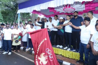 ಅಂತಾರಾಷ್ಟ್ರೀಯ ಒಲಿಂಪಿಕ್ ಡೇ ರನ್ -2025″ ——- ಜಿಲ್ಲೆಯಲ್ಲಿ ಒಲಂಪಿಕ್ ಓಟದ ರ‌್ಯಾಲಿಗೆ ಚಾಲನೆ ನೀಡಿದ ವಿಧಾನ ಪರಿಷತ್ ಸದಸ್ಯ ಡಾ. ಕೆ. ಗೋವಿಂದರಾಜು