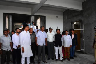 ಜಿಲ್ಲಾಡಳಿತ ಭವನದ ಕಟ್ಟಡ ಕಾಮಗಾರಿ ಪರಿಶೀಲಿಸಿದ ಲೋಕೋಪಯೋಗಿ ಸಚಿವ ಸತೀಶ್ ಜಾರಕಿಹೊಳಿ ಜನವರಿ ವೇಳೆಗೆ ನೂತನ ಜಿಲ್ಲಾಧಿಕಾರಿ ಕಚೇರಿ ಪ್ರಾರಂಭ