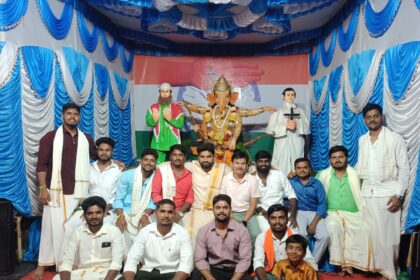 ಸರ್ವಧರ್ಮ ಸಮನ್ವಯತೆ ಸಾರುವ ಗಣೇಶನಿಗೆ  ಸಾರ್ವಜನಿಕರಿಂದ ಮೆಚ್ಚುಗೆಯ ಮಹಾಪೂರ