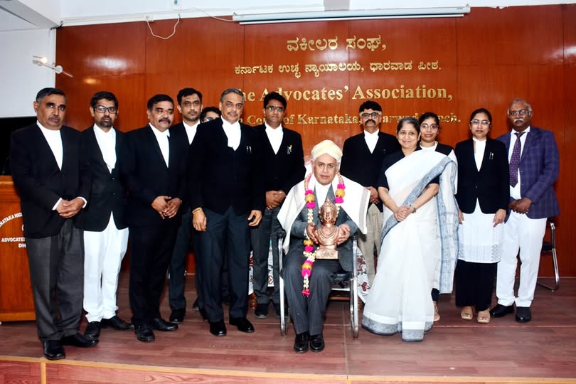 ಮುಖ್ಯ ನ್ಯಾಯಮೂರ್ತಿ ವಿಭು ಬಾಖ್ರು; ಕರ್ನಾಟಕ ಉಚ್ಛ ನ್ಯಾಯಾಲಯ ಧಾರವಾಡ ಪೀಠಕ್ಕೆ ಮೊದಲ ಭೇಟಿ