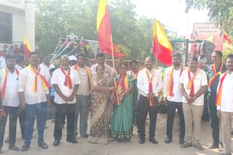 ಕುರುಗೋಡಿನಲ್ಲಿ ಅದ್ದೂರಿಯಾಗಿ ಜರುಗಿದ ರಾಜ್ಯೋತ್ಸವ ಕಾರ್ಯಕ್ರಮ